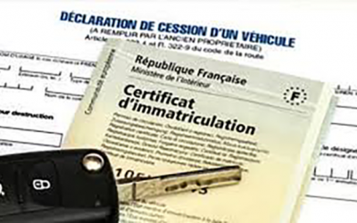 certificat d’immatriculation