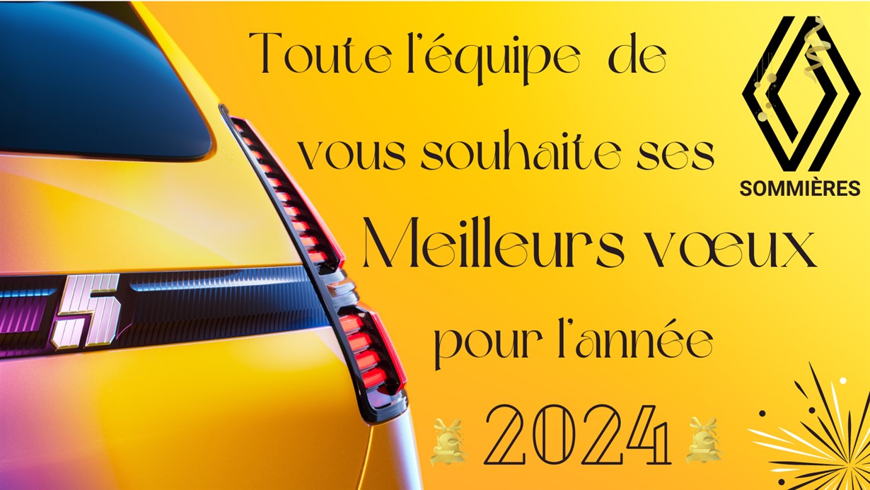 Meilleurs Vœux 2024 Renault Sommières