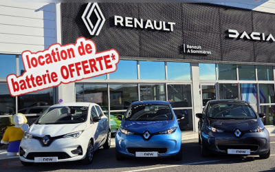 ZOE : 1 an de location de batterie OFFERT !